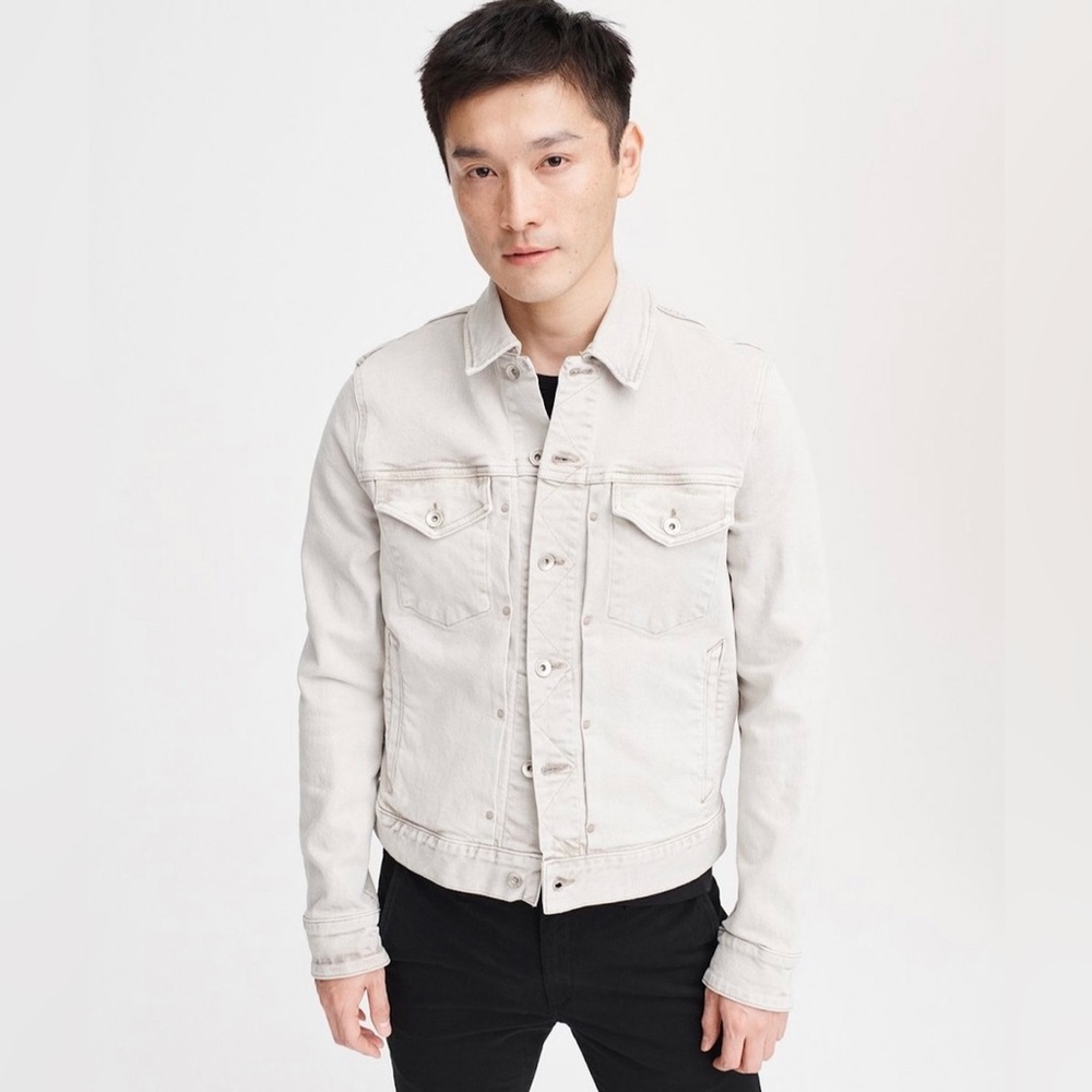 Rag & Bone Denim Jacket in Stone